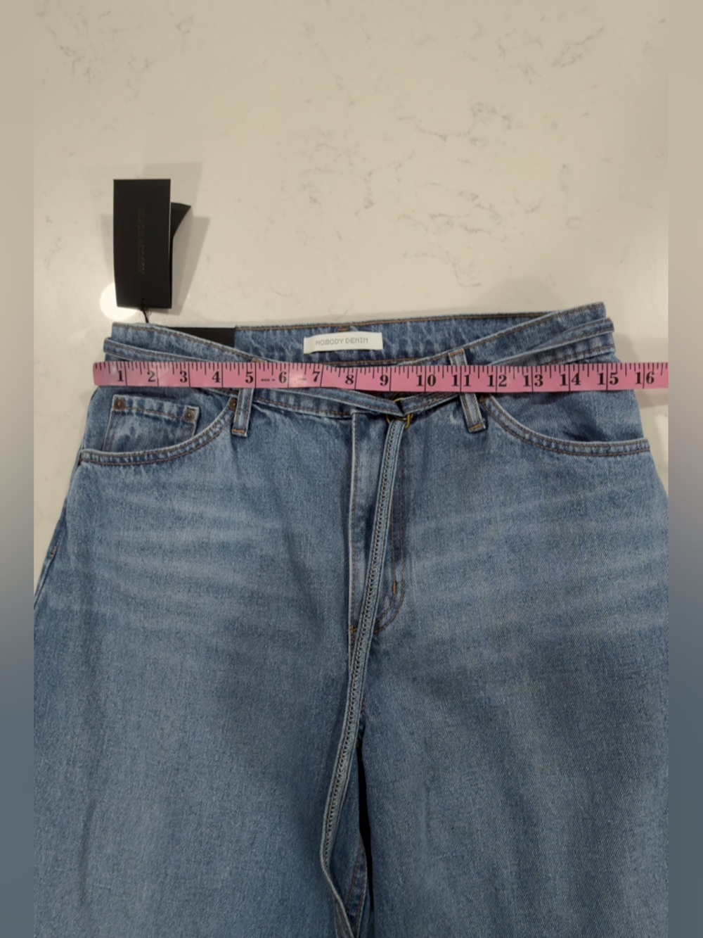 Nobody Denim carly Light Blue High-Rise Wide Leg Jeans - Picture 13 of 14